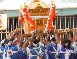 敏馬神社の秋祭り